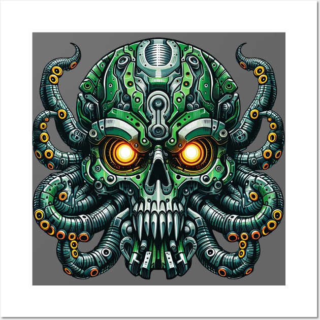 Biomech Cthulhu Overlord S01 D08 Wall Art by Houerd
